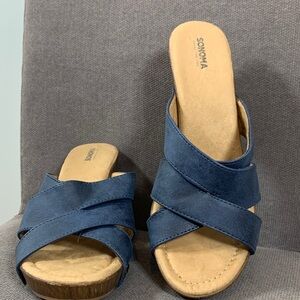 Sonoma Women's Navy Crisscross Sandals